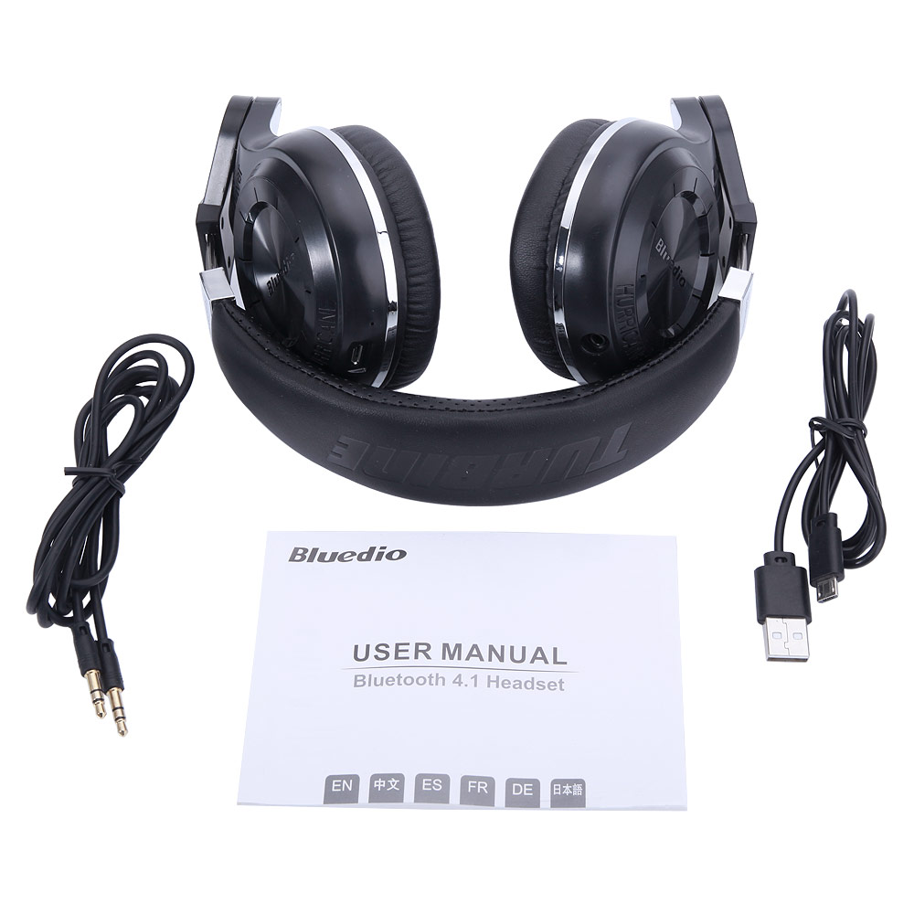 Bluedio Turbine T2 Bluetooth 4.1 Headsets Wireless Stereo Headphones ...
