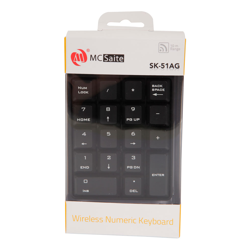 New Wireless 2.4GHz Number Pad Numeric Keypad 18 Keys Keyboard for PC
