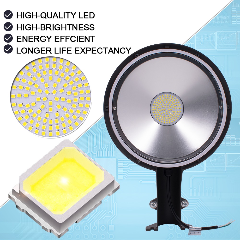 Details About 90w Led Barn Lights 9100lm Dusk To Dawn Outdoor Flood Light With Photocell